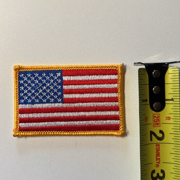 American Flag Sew On Patch - Picture 3 of 3